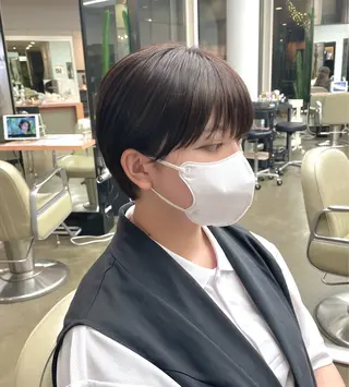 ショート ♡レイヤーボブ パーマ/うらら♡のヘアスタイル