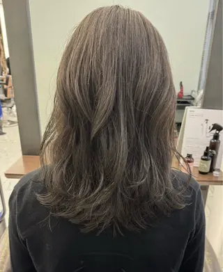 ミディアム キッズ カラーモデル募集 三浦真理恵のヘアスタイル