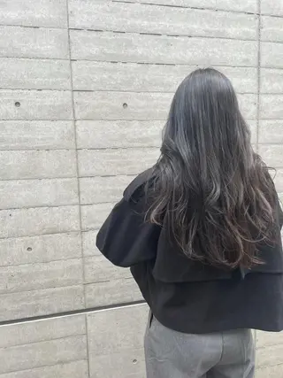 ロング カラー もりたみかこ 美容師お休み中のヘアスタイル