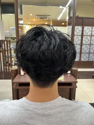 ショート パーマ メンズ 🧊メンズ特化🧊 高木航希のヘアスタイル