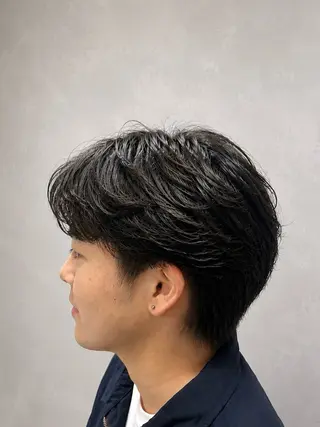 メンズ メンズパーマ ほしのはすみのヘアスタイル