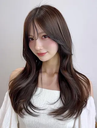 ロング カラー 髪質改善 💎ASUKAのヘアスタイル