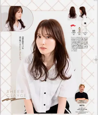 セミロング Okazaki Tatsuyaのヘアスタイル