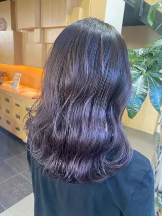 ロング カラー ヘアアレンジ TSUNA 🌙 Lim 五反田のマツエク・マツパデザイン
