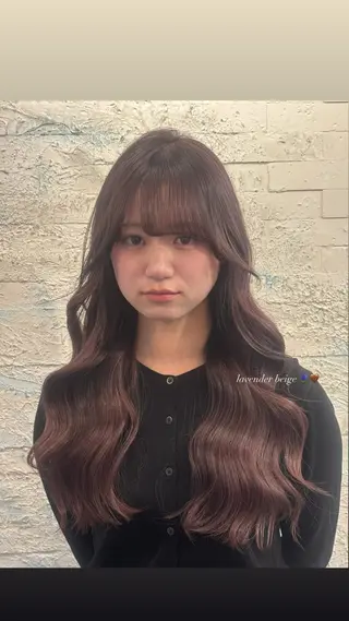 ロング カラー 透明感カラー/ボブ /cocoro💜のヘアスタイル