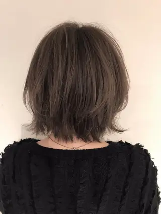 ショート カラー 🐺ウルフ/レイヤー 似合わせ‎🤍沙羅のヘアスタイル
