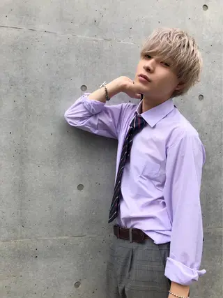 ミディアム カラー パーマ ヘアアレンジ メンズ キッズ メンズ特化美容師 aiの眉毛・アイブロウイメージ