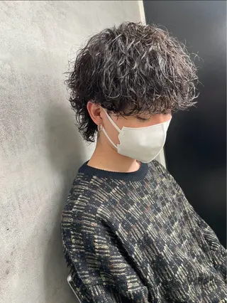 パーマ メンズ 静岡 / 毛流れ特化 /下居真大のヘアスタイル