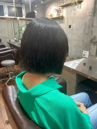 ショート ボブパーマ🧸 /YUNAのヘアスタイル