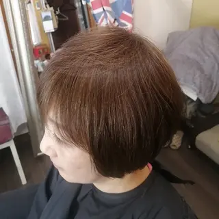 ショート カラー 【渋谷|畑中】 美女が沼るヘッドスパのヘアスタイル