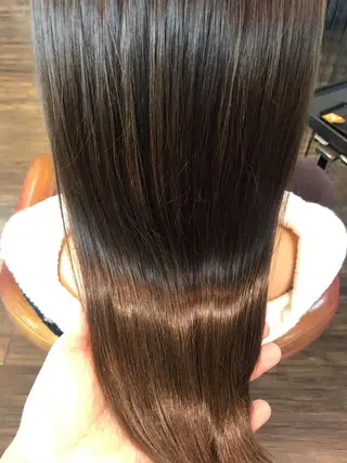 ロング カラー 縮毛矯正/ 髪質改善 /ショート 圍 崇行のヘアスタイル