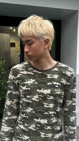ショート カラー HARUKI🏔️/ メンズ/透けブラウンのヘアスタイル