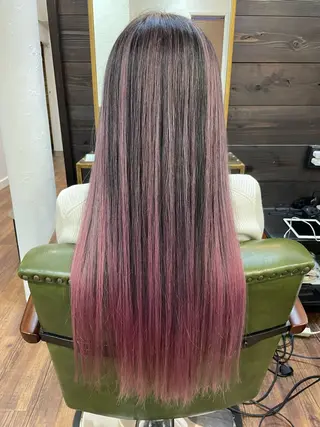 ロング 下林 雅明のヘアスタイル