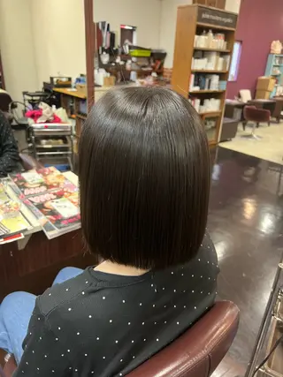 ショート パーマ 白阪 真子のヘアスタイル