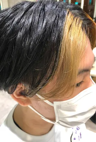 ショート カラー メンズ ブリーチモデル募集中 小柴のヘアスタイル
