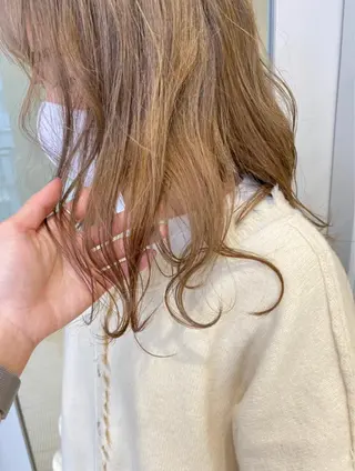 ミディアム カラー ボブ/salut町田 🧡kanaのヘアスタイル
