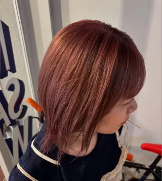 ミディアム カラー 村下 美尋のヘアスタイル