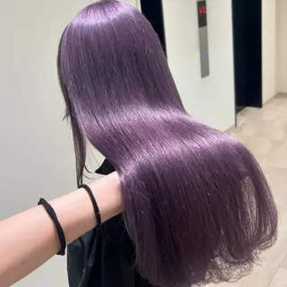 ロング カラー ヘアアレンジ 💓色落ちまで綺麗な 垢抜けカラー💓のヘアスタイル