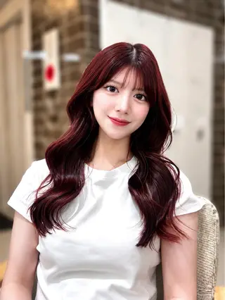 ロング ‎🤍MIU‎🤍 レイヤーカット‎🤍のヘアスタイル