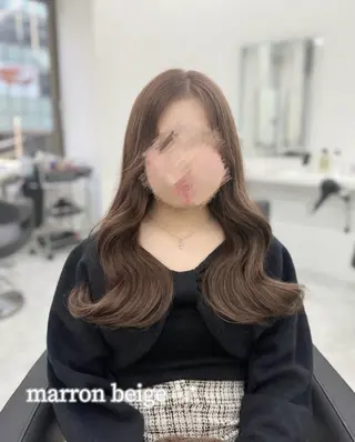 ロング カラー 🥂上品ワンホンヘア 🥂nozomiのヘアスタイル