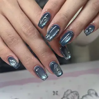 ネイル ネイル💕& まつ毛パーマのネイルデザイン