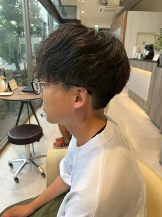 パーマ メンズ メンズ特化🏆 田中滉のヘアスタイル