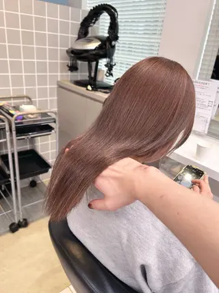 ロング 🤍透明感カラー/ 韓国レイヤー🤍のヘアスタイル