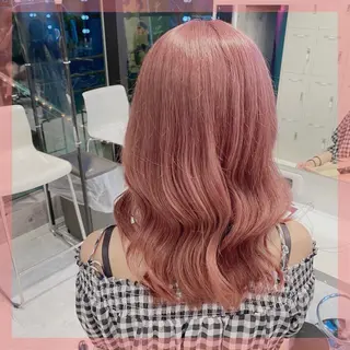 ミディアム カラー ヘアアレンジ メンズ キッズ ブリーチの髪様 MASATOのヘアスタイル