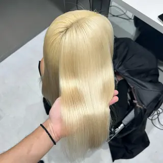 ロング カラー 💫艶ハイトーン×髪 質改善💫リュウトのヘアスタイル