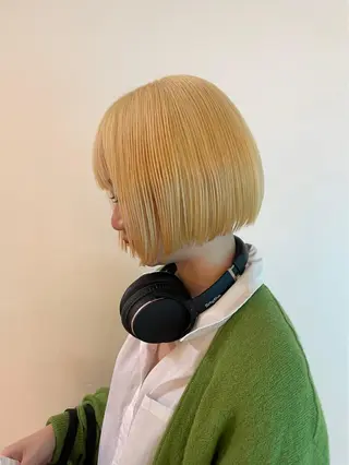 ショート カラー ボブ/レイヤーカット 縮毛矯正/コウキ新宿のヘアスタイル