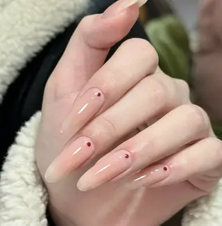 ネイル 🎀kira 長さだし💗モチ最高のネイルデザイン