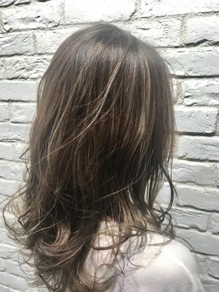 セミロング カラー Neale.♡ ROLA京橋のマツエク・マツパデザイン