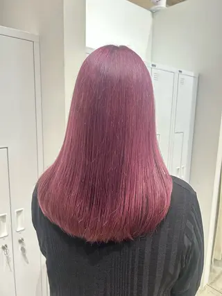 ロング カラー ヘアアレンジ yuka .のヘアスタイル