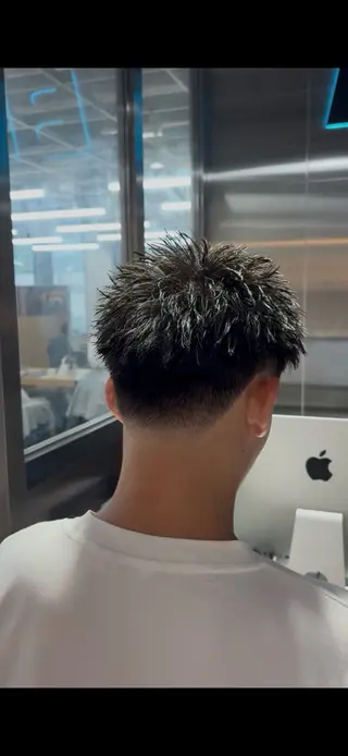 ショート パーマ指名率No1 メンズ特化ケイトのヘアスタイル