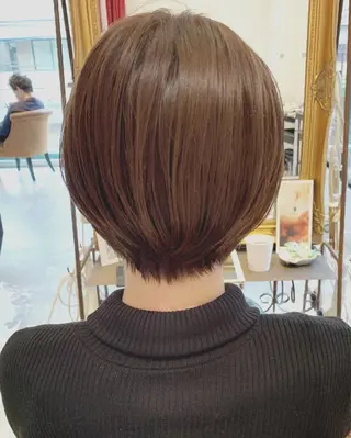 ショート カラー 大人女性ショート専門 tomodaのヘアスタイル