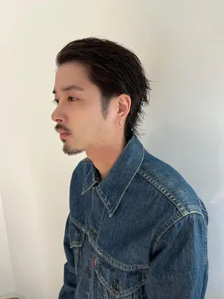 ショート カラー パーマ ヘアアレンジ メンズ 💎髪質改善特化💎 RUITOのヘアスタイル