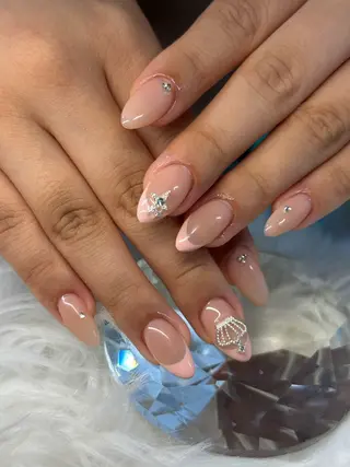 ネイル 銀河_ Chan nailsのネイルデザイン