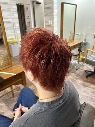 ショート カラー ヘアアレンジ メンズ HRK1st RYOKIのヘアスタイル