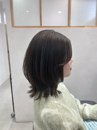セミロング mao🌼 bob mint colorのヘアスタイル