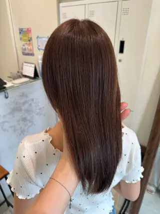 セミロング 透明感カラー レイヤー/AIKAのヘアスタイル