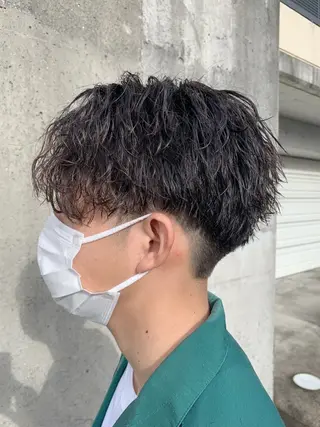 ショート パーマ メンズ 失敗しないパーマ 稲葉/草薙のヘアスタイル