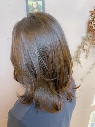 セミロング 🌿大人かわいいヘア 🌿Ayahaのヘアスタイル