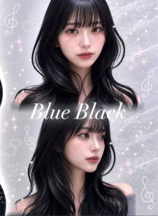 セミロング カラー ヘアアレンジ 🖤kana韓国ヘア 艶髪カラー特化🖤のヘアスタイル