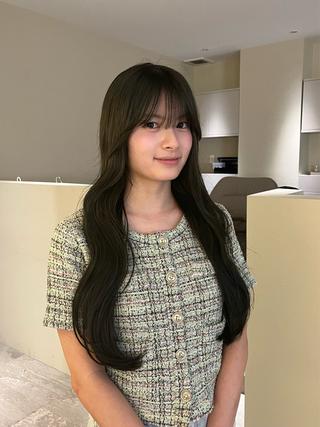 カラー くるみ／透明感カラー 艶髪🤎のヘアスタイル