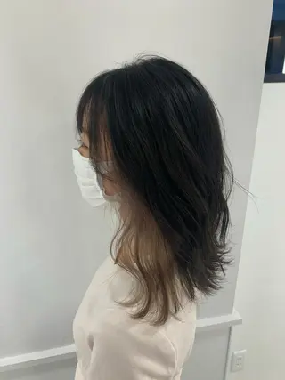 ミディアム 米津 優花のヘアスタイル