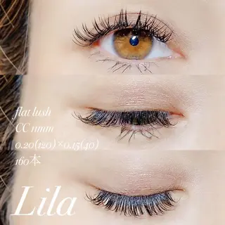 マツエク・マツパ Lila 長浜店のマツエク・マツパデザイン