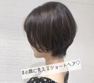 ショート カラー 似合わせ/レイヤー /ボブ/新谷のヘアスタイル