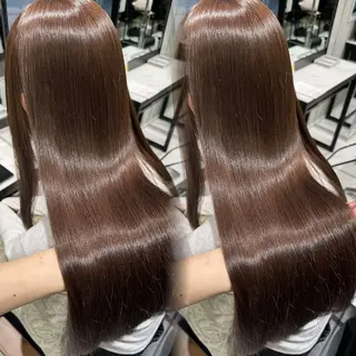 ロング 🩶【巻ける縮毛 矯正】🩶蘭のヘアスタイル