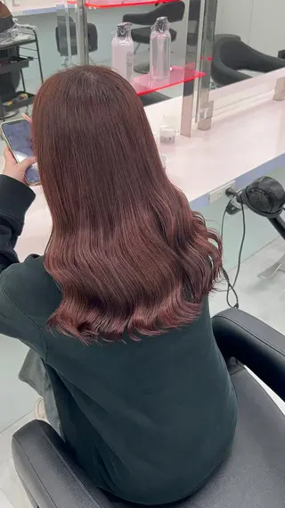 セミロング カラー ヘアアレンジ ブリーチなしの達人 🌈KAITOのヘアスタイル