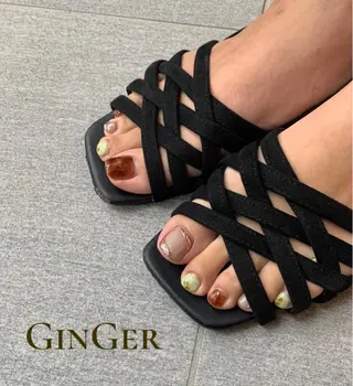 ネイル ginger nail&spaのネイルデザイン